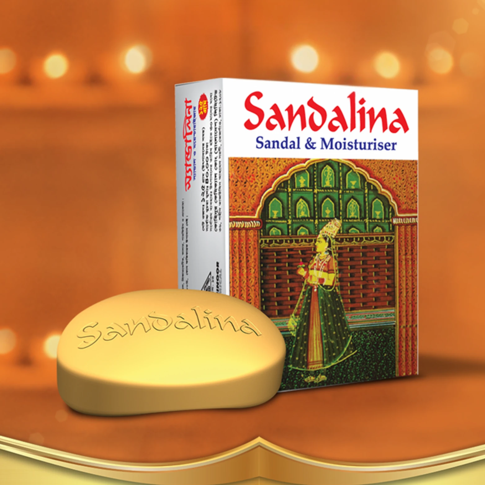 Sandalina Sandal & Moisturiser Soap-125 gm
